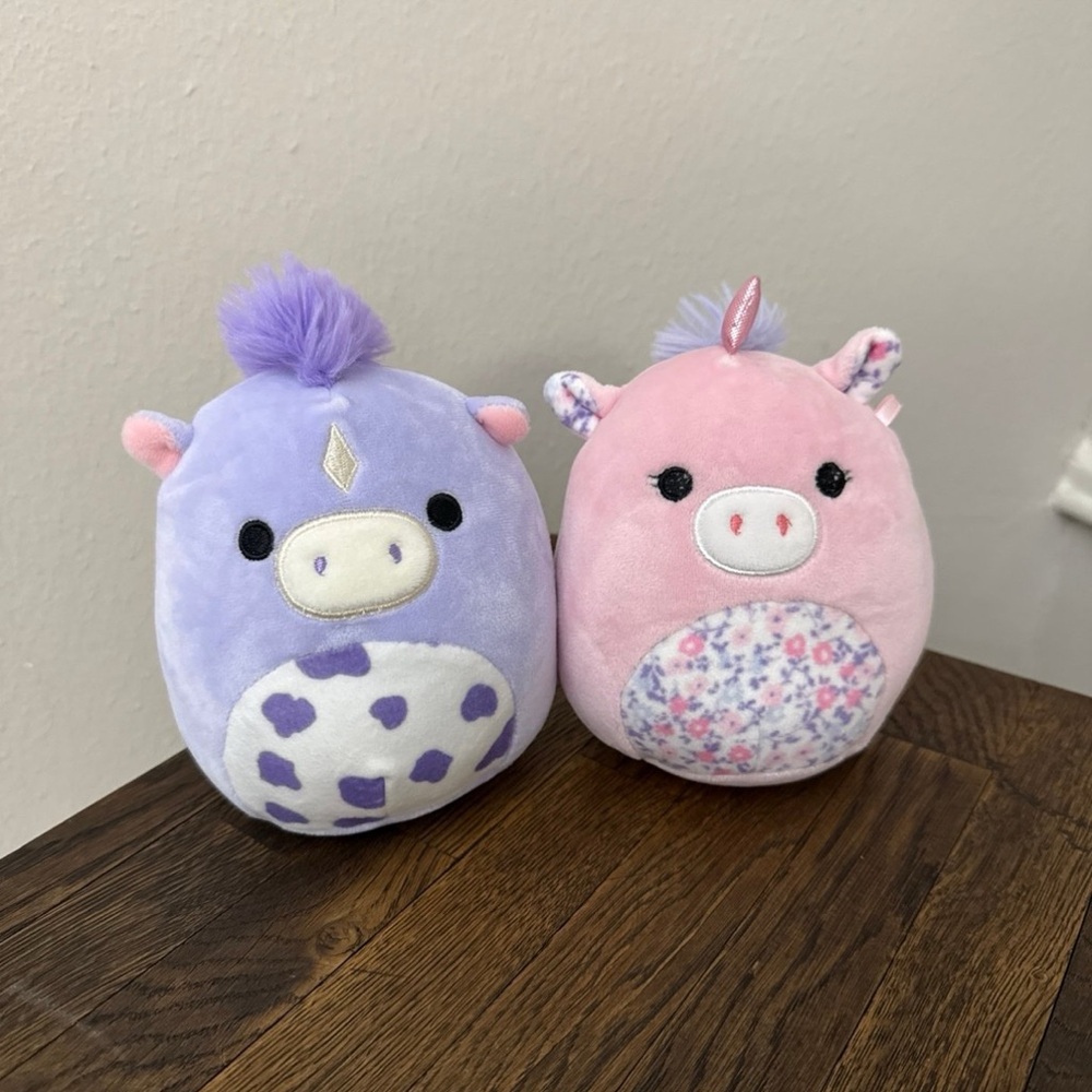 5” Squishmallows Meadow and Mikah plush
